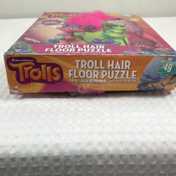 Trolls Troll Hair Floor Puzzle Kids - Picture 3 of 6